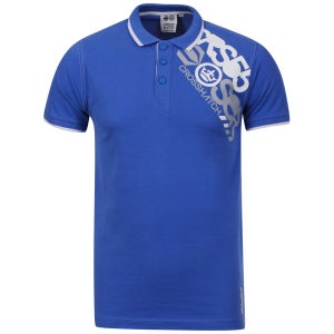Crosshatch Men's Augusta Polo Shirt - Iris Blue