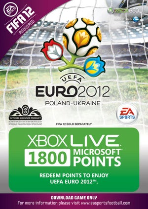 Xbox Live 1800 Microsoft Points: UEFA Euro 2012 