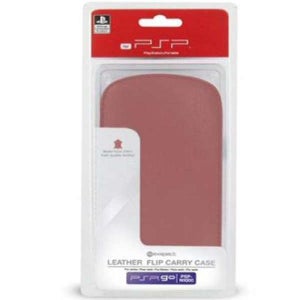Official Sony PSP Go Pink Leather Flip Case