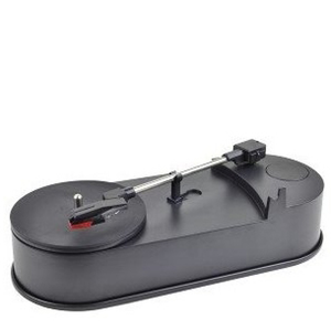 VIBE Sound VS-2006-MTS USB Mini Portable Turntable/Vinyl Archiver (Black)