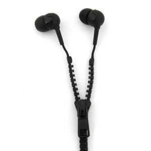 Zip Earphones - Black