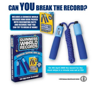 Guinness WR - Counting Skipping Rope Set