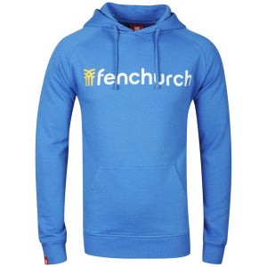 Fenchurch Men's Sweatshirt Word Hoody - Marine/Mustard/White