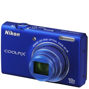 Nikon Coolpix S6200 Digital Camera Blue (16MP, 10x Optical Zoom) 2.7 Inch LCD Refurbished