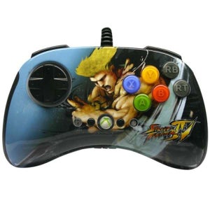 Street Fighter 4: Round 2 Wired Fightpad - Guile (Xbox 360)