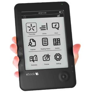 Elonex 621EB 6 Inch eReader - Black