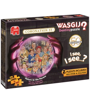Wasgij 50th Anniversary Coronation Street Destiny Jigsaw Puzzles (Two Puzzles)