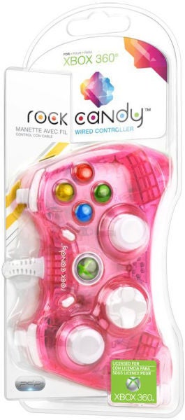 Rock Candy: Xbox 360 Controller (Pink) - Wired