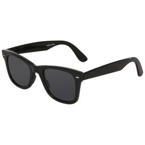 Istanbul Retro Styled Glasses - Black/Smoke