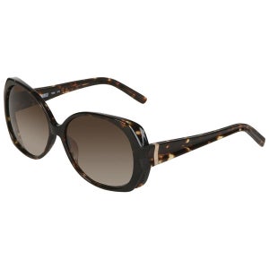 Karl Lagerfeld Women's Oversized Clear Frame Sunglasses