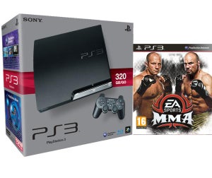 Playstation 3 PS3 Slim 320GB Console: Bundle (Includes MMA: Mixed Martial Arts)
