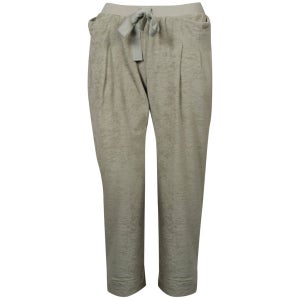 Chloe Women's Velour Casual Trousers - Green