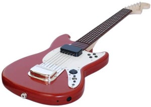 Rock Band 3 PS3 Wireless Fender™ Mustang™ PRO-GUITAR™ Controller (Red)