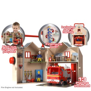 Fireman Sam Deluxe Fire Station Playset