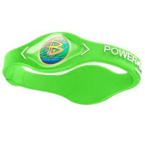 Power Balance -The Original Performance Wristband   Lime Green With White Lettering 