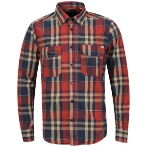 Jack & Jones Vintage Men's Elektro Check Shirt - Blue Multi