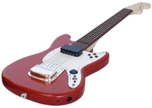 Rock Band 3 Wii Wireless Fender™ Mustang™ PRO-GUITAR™ Controller (Red)