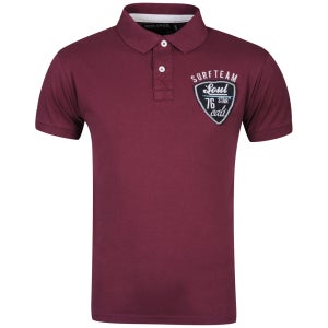 Soul Star Men's Newbay Polo Shirt - Plum