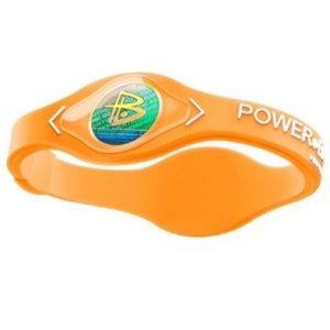 Power Balance -The Original Performance Wristband   Neon Orange With White Lettering