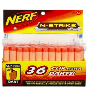 NERF Clip System Darts (36 ct)