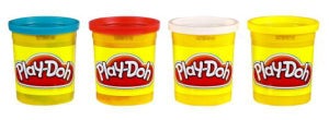 Play Doh - 4 Tub Pack (4 x 6oz)