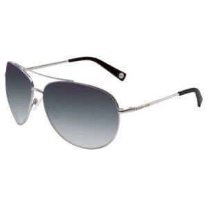 MICHAEL MICHAEL KORS Women's Kauai Metal Aviator Style Sunglasses - Shiny Silver