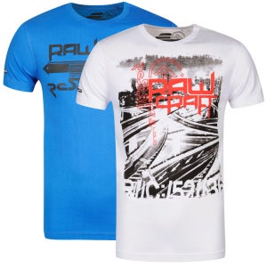Rawcraft Men's Thanos & Razor 2-Pack T-Shirts - Blue/White