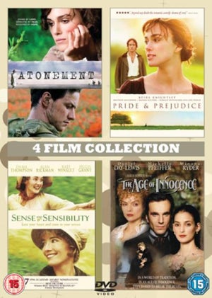 Atonement/The Age of Innocence/Pride & Prejudice/Sense & Sensibility