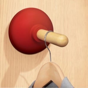 Plunged: Plunger Shaped Door Hook