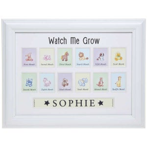 Watch Me Grow - Name And Picture Frame