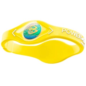Power Balance -The Original Performance Wristband   Neon Yellow With White Lettering