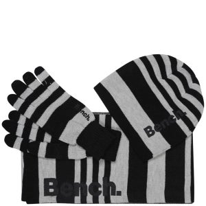 Bench Men's Kiel Hat, Scarf and Glove Set - Medium Grey Marl