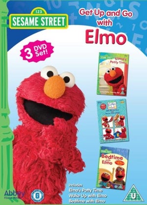 Get Up and Go with Elmo: Triple Pack (Elmo's Potty Time / Elmo's World / Bedtime with Elmo)