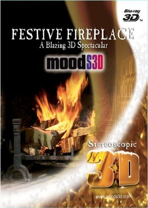 Festive Fireplace: A Blazing 3D Spectacular