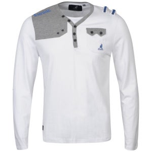 Kangol Men's Fez Jersey Long Sleeved T-Shirt - White