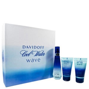 Davidoff Coolwater Wave For Women Gift Set EDT 50ml & Body Lotion 50ml
