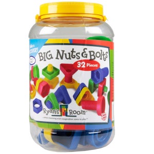 Creative Tiys Construction Big Nuts and Bolts Tub