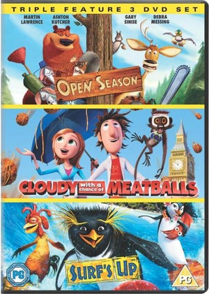Cloudy With A Chance Of Meatballs / Open Season / Surfs Up