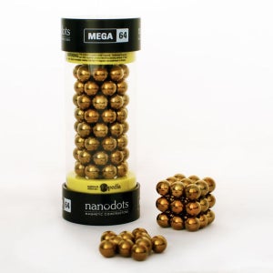 Mega Nanodots Magnetic Constructors Gold - 64 Dots