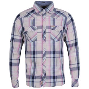 Soul Star Men's Doner Long Sleeved Shirt - Pink