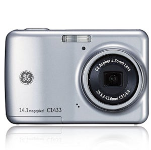 GE C1433 Digital Camera - Black (14MP, 3 x Optical, 2.4 Inch LCD)