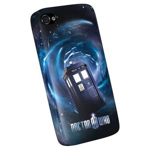 Doctor Who iPhone 4 Plastic Cover - Tardis
