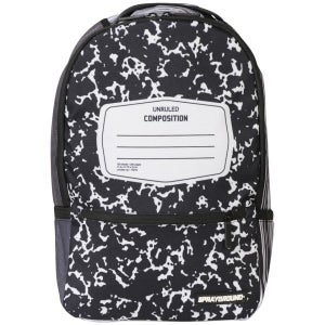 Sprayground Composition Deluxe Backpack - Black/White
