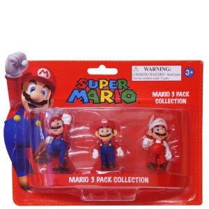 Super Mario Bros. Mini Figures Three Pack - 5cm