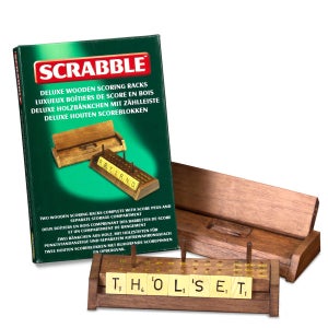 Scrabble - Deluxe Wooden Scoring Racks