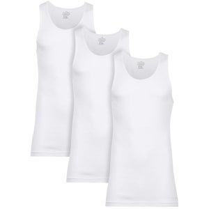 Calvin Klein Men's 3-Pack Vests - White 
