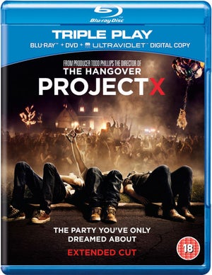 Project X - Triple Play (Blu-Ray, DVD and UltraViolet Copy)