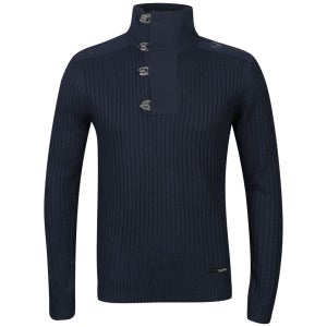 Benzini Men's Function Button Neck Knit - Force
