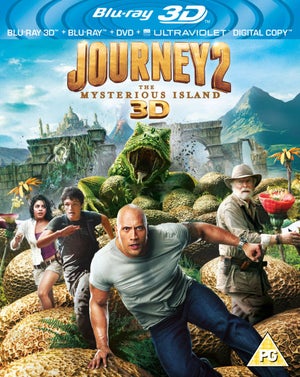 Journey 2: The Mysterious Island - 3D (Blu-Ray 3D, Blu-Ray, DVD and UltraViolet Copy)
