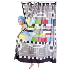 Test Card Shower Curtain